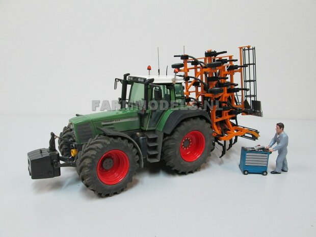 Inlegring verbreder vooras + Brede vooras Banden, geschikt voor Fendt 822/824/ 926 GEN I. WeiseToys               