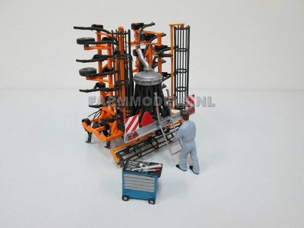 3x Kooi-rollen sets, o.a. geschikt voor de Terraject 300 VMR Veenhuis Bouwpakket / Buildingkit 1:32 (HTD)