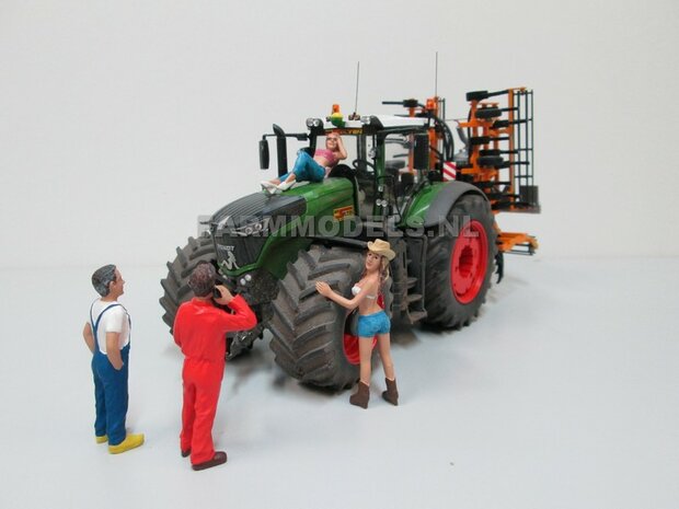 3x Kooi-rollen sets, o.a. geschikt voor de Terraject 300 VMR Veenhuis Bouwpakket / Buildingkit 1:32 (HTD)