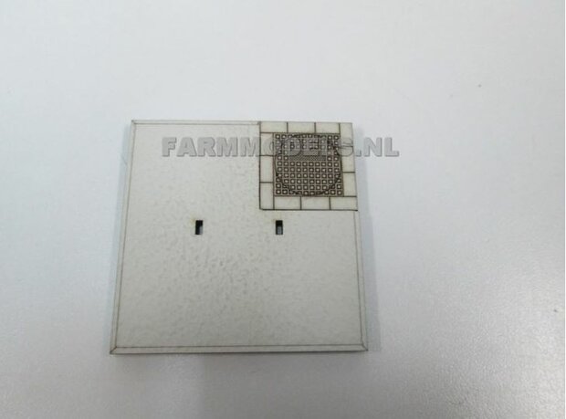 2x HALVE Stelconplaten afm. 62.5 x 31.25 x 4 mm Farmmodels Editie 1:32 