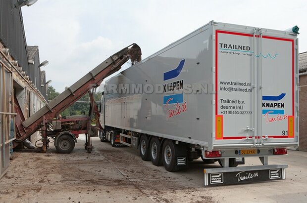 KNAPEN Trailers sticker assortiment op Transparant Pr&eacute;-Cut Decals 1:32 Farmmodels.nl