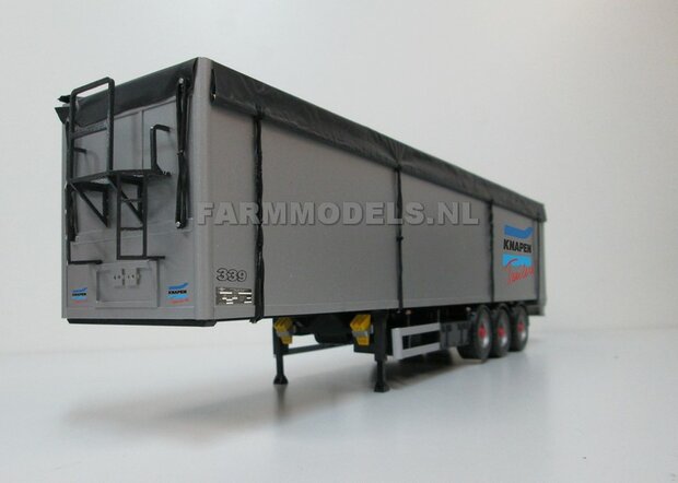 KNAPEN Trailers sticker assortiment op Transparant Pr&eacute;-Cut Decals 1:32 Farmmodels.nl