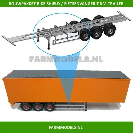 Fietsenvanger t.b.v. Trailer, Bouwpakket 1:32 (HTD)