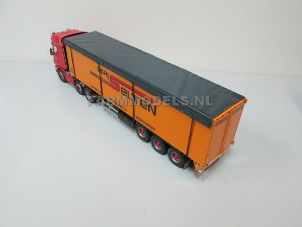 Trailer (Walking Floor) Bouwpakket Basis, lang en kort, gestuurd en niet gestuurd opties 1:32