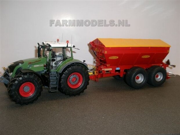 506. Bredal strooier op Michelin Cagro XBib 850 banden, met Fendt 939 op Trelleborg banden