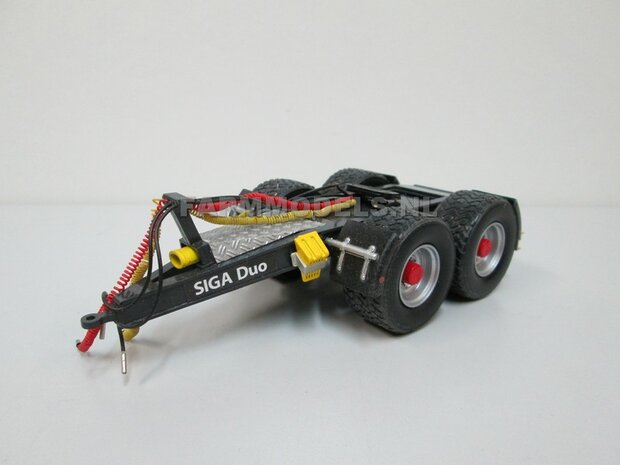 Siga Nova Duo, tandem as Dolly t.b.v. trailers en mesttanks Bouwpakket Basis 1:32 (HTD)              