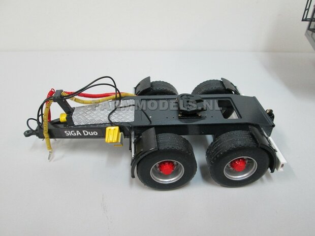 Siga Nova Duo, tandem as Dolly t.b.v. trailers en mesttanks Bouwpakket Basis 1:32 (HTD)              