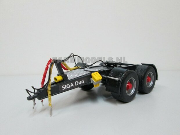 Siga Nova Duo, tandem as Dolly t.b.v. trailers en mesttanks Bouwpakket Basis 1:32 (HTD)              