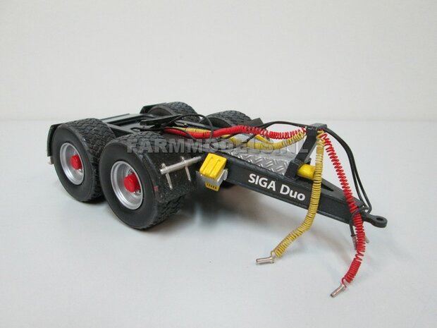 Siga Nova Duo, tandem as Dolly t.b.v. trailers en mesttanks Bouwpakket Basis 1:32 (HTD)              