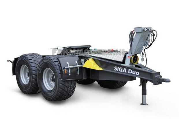 Siga Nova Duo, tandem as Dolly t.b.v. trailers en mesttanks Bouwpakket Basis 1:32 (HTD)              