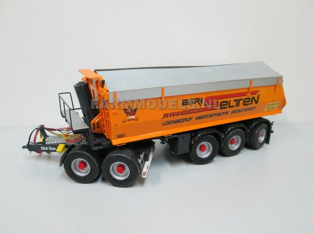 Siga Nova Duo, tandem as Dolly t.b.v. trailers en mesttanks Bouwpakket Basis 1:32 (HTD)              