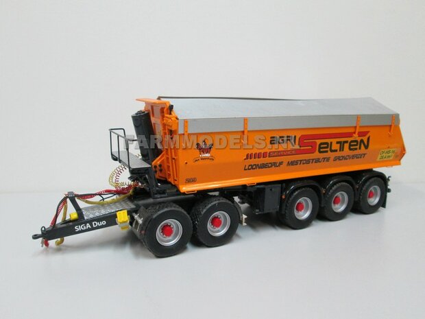 Siga Nova Duo, tandem as Dolly t.b.v. trailers en mesttanks Bouwpakket Basis 1:32 (HTD)              