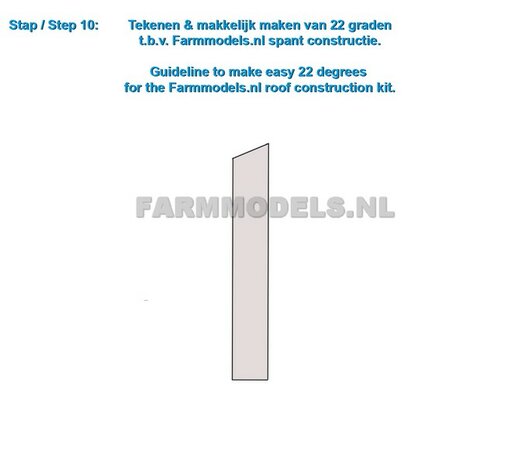 Spant constructie verbinding-stukken 1 spant compleet t.b.v. (bewaar-) loods / stal, bouwkit 1:32  