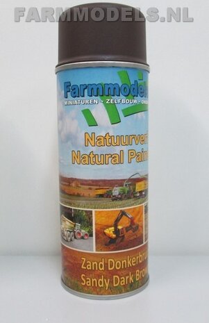 Donker Bruin SPUITBUS Natuurtintserie 400 ml - Farmmodels Extra Mat !!