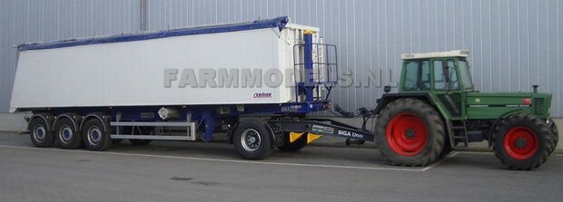 Siga Nova Uno, enkel as Dolly t.b.v. trailers en mesttanks Bouwpakket Basis 1:32 (HTD)    