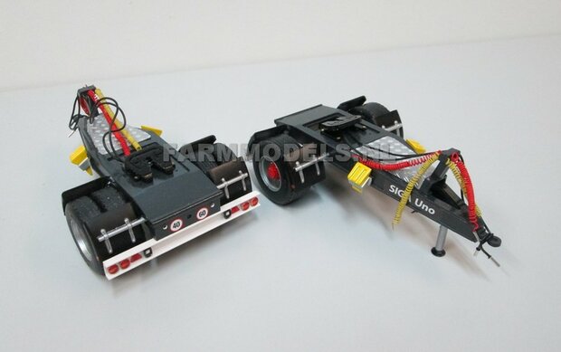 Siga Nova Uno, enkel as Dolly t.b.v. trailers en mesttanks Bouwpakket Basis 1:32 (HTD)    