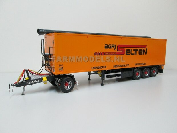 Siga Nova Uno, enkel as Dolly t.b.v. trailers en mesttanks Bouwpakket Basis 1:32 (HTD)    