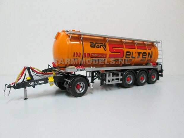 Siga Nova Uno, enkel as Dolly t.b.v. trailers en mesttanks Bouwpakket Basis 1:32 (HTD)    