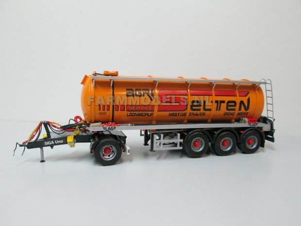 Siga Nova Uno, enkel as Dolly t.b.v. trailers en mesttanks Bouwpakket Basis 1:32 (HTD)    