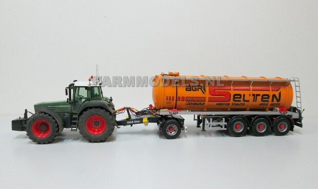 Siga Nova Uno, enkel as Dolly t.b.v. trailers en mesttanks Bouwpakket Basis 1:32 (HTD)    