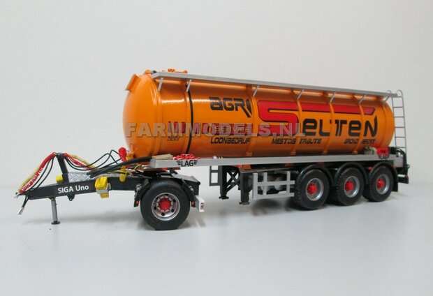 Siga Nova Uno, enkel as Dolly t.b.v. trailers en mesttanks Bouwpakket Basis 1:32 (HTD)    