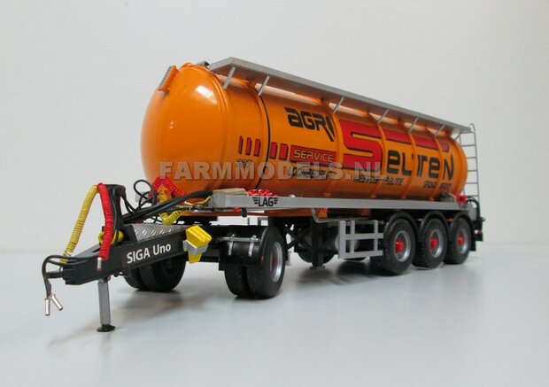 Siga Nova Uno, enkel as Dolly t.b.v. trailers en mesttanks Bouwpakket Basis 1:32 (HTD)    