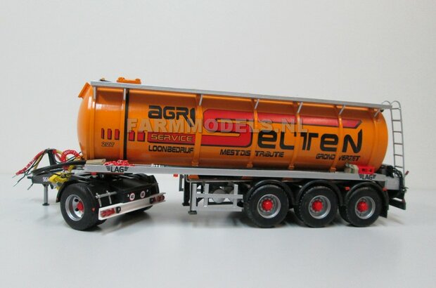 Siga Nova Uno, enkel as Dolly t.b.v. trailers en mesttanks Bouwpakket Basis 1:32 (HTD)    