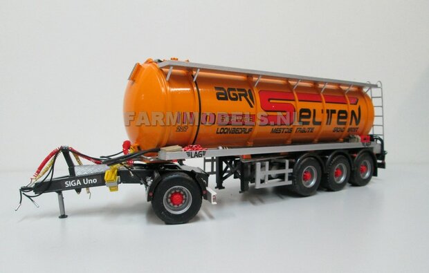 Siga Nova Uno, enkel as Dolly t.b.v. trailers en mesttanks Bouwpakket Basis 1:32 (HTD)    