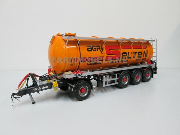 Siga Nova Uno, enkel as Dolly t.b.v. trailers en mesttanks Bouwpakket Basis 1:32 (HTD)    