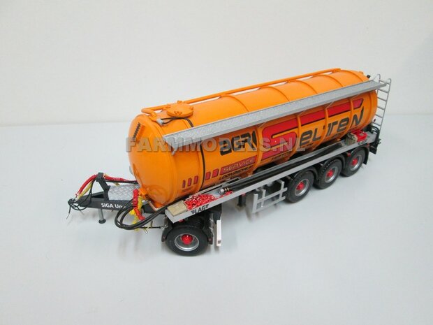 Siga Nova Uno, enkel as Dolly t.b.v. trailers en mesttanks Bouwpakket Basis 1:32 (HTD)    