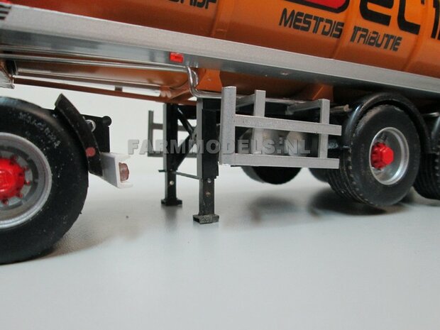 Siga Nova Uno, enkel as Dolly t.b.v. trailers en mesttanks Bouwpakket Basis 1:32 (HTD)    