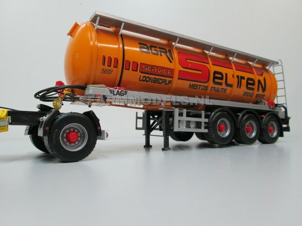 Siga Nova Uno, enkel as Dolly t.b.v. trailers en mesttanks Bouwpakket Basis 1:32 (HTD)    