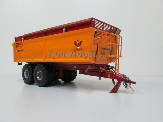 Jan Veenhuis Tandem as Landbouw Kipper JVLK 19000 Bouwpakket 1:32 (HTD)  SUPERSALE             