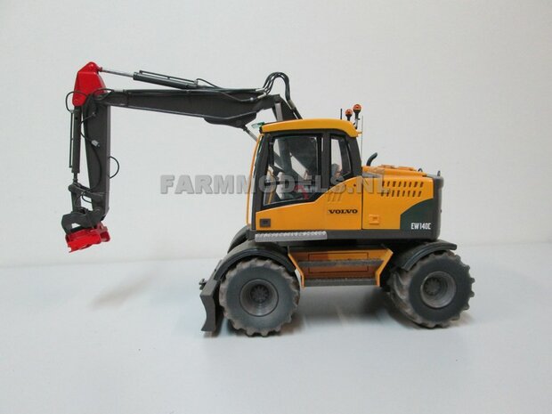 Volvo Shovel L70G, Volvo mobiele kraan EW140 &amp; Volvo rupskraan EC220 1:32 