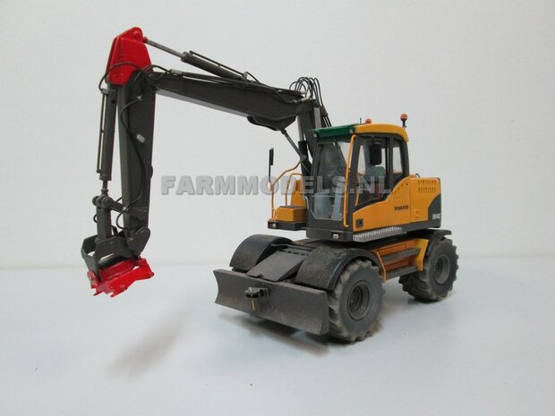 Volvo Shovel L70G, Volvo mobiele kraan EW140 &amp; Volvo rupskraan EC220 1:32 