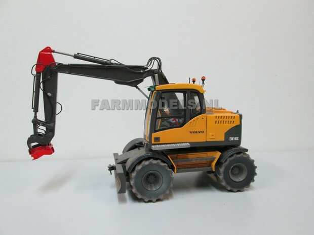 Volvo Shovel L70G, Volvo mobiele kraan EW140 &amp; Volvo rupskraan EC220 1:32 