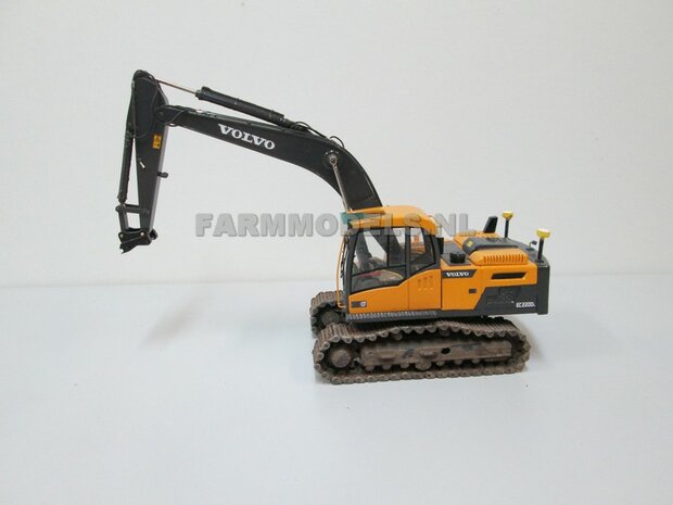 Volvo Shovel L70G, Volvo mobiele kraan EW140 &amp; Volvo rupskraan EC220 1:32 