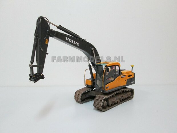 Volvo Shovel L70G, Volvo mobiele kraan EW140 &amp; Volvo rupskraan EC220 1:32 