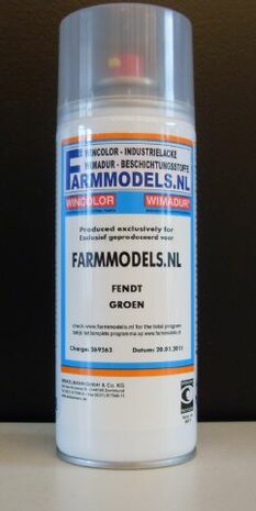 Fendt Nieuw Groen NATURE GREEN - Farmmodels series Spuitbus / Spraypaint - Farmmodels series = Industrie lak, 400ml. ook voor schaal 1:1 zeer geschikt!!