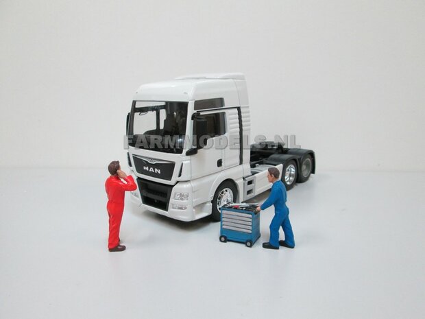 MAN TGX 6x4 Wit 1:32 Welly