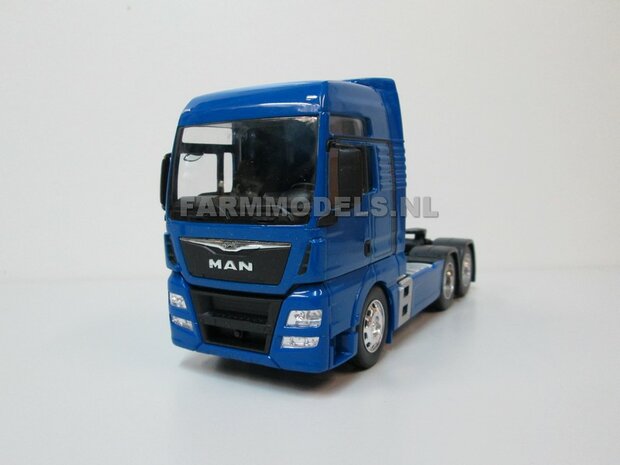 MAN TGX 6x4 Blauw 1:32 Welly