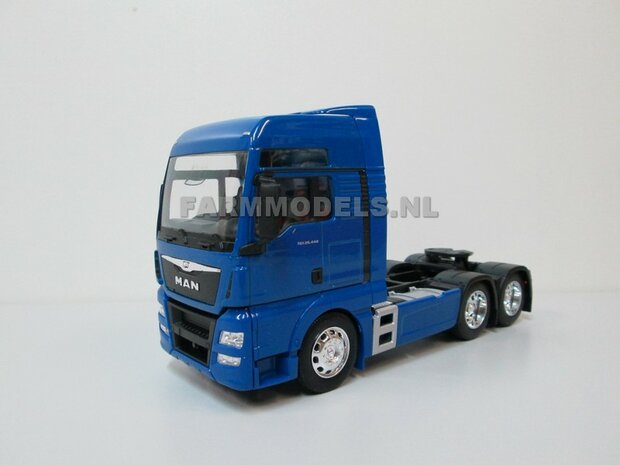 MAN TGX 6x4 Blauw 1:32 Welly