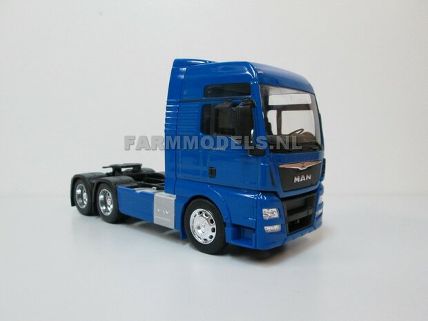 MAN TGX 6x4 Blauw 1:32 Welly