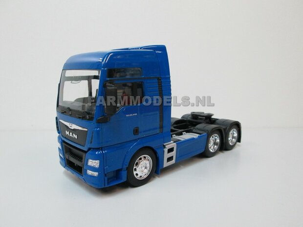 MAN TGX 6x4 Blauw 1:32 Welly