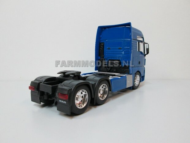 MAN TGX 6x4 Blauw 1:32 Welly