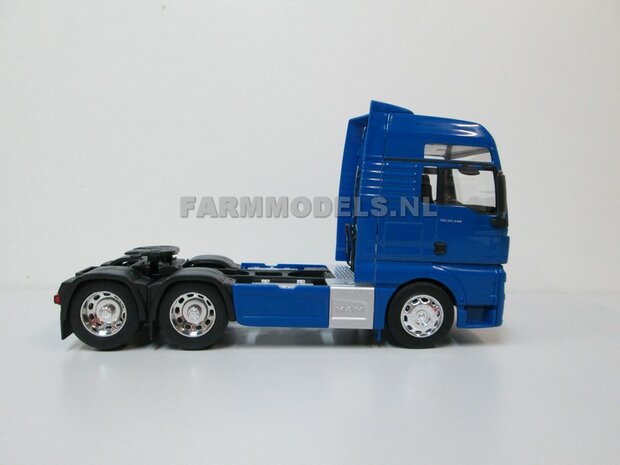 MAN TGX 6x4 Blauw 1:32 Welly