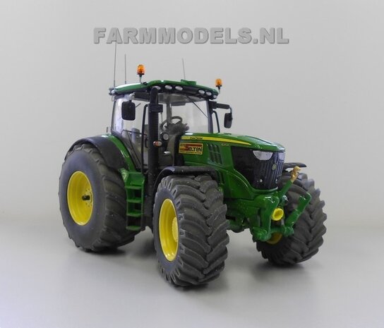 328. John Deere 6210R met Krone dubbeldoel wagen Agri Service Selten