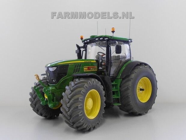 328. John Deere 6210R met Krone dubbeldoel wagen Agri Service Selten