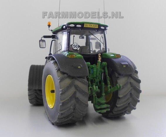 328. John Deere 6210R met Krone dubbeldoel wagen Agri Service Selten