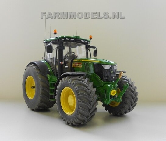 328. John Deere 6210R met Krone dubbeldoel wagen Agri Service Selten